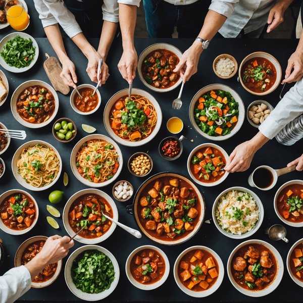 Quels sont les meilleurs moyens pour organiser un festival de cuisine du monde en famille?