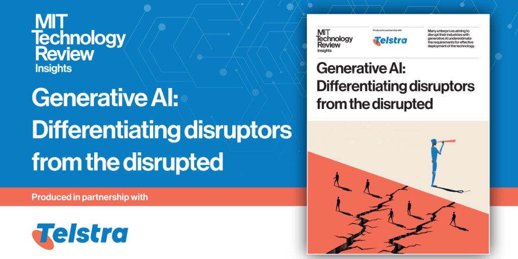Generative AI Differentiating disruptors from the disrupted | itkovian